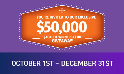 $50,000 Jackpot Winners Club Giveaway
